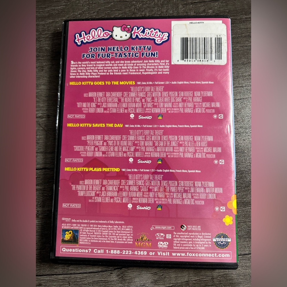 Hello Kitty Triple Feature DVDs - Picture 2 of 8